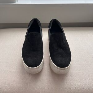 Vince Women’s Warren Black Slip-On Sneakers